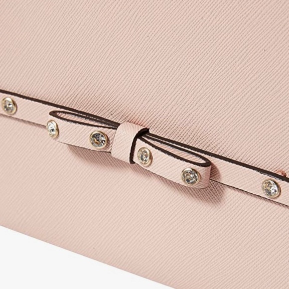 Kate Spade Hadlee Jeweled warm vellum satchel crossbody NEW Laurel Way Purse Bag - Picture 2 of 4